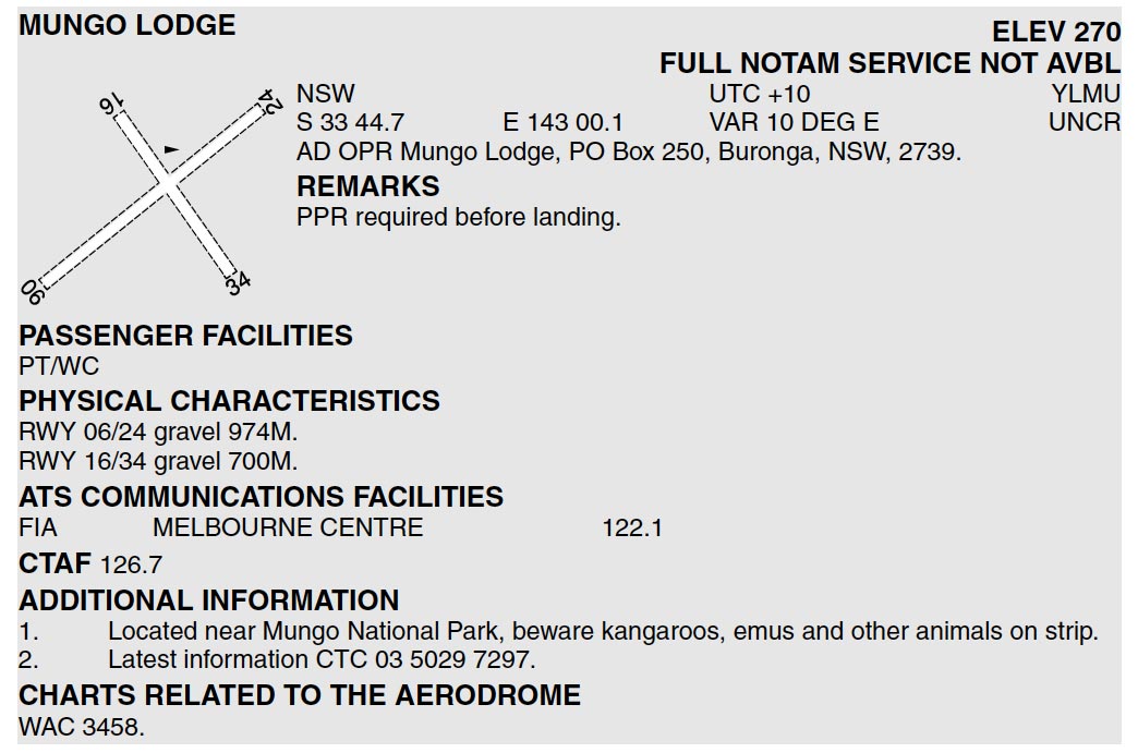 Airstrip Technical Details