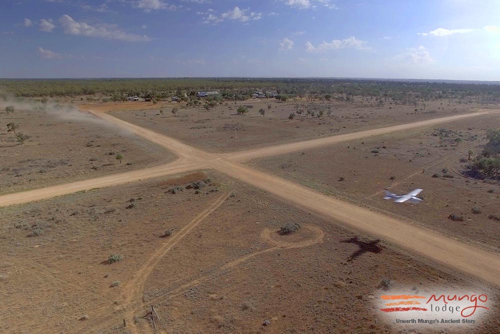 Mungo Lodge Airstrip View
