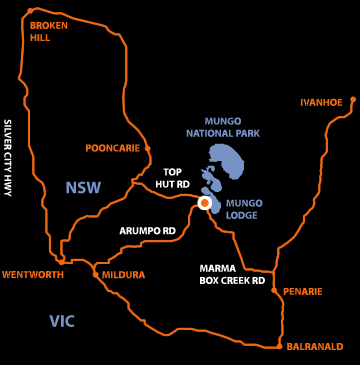 Mungo Brochure Map